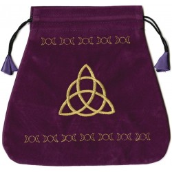 Dreifache Göttin Tarot-Tasche aus Samt