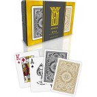 KEM - Pokerkarten Arrow Black und Gold Wide Jumbo Index