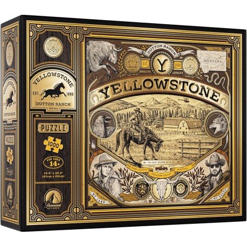 Yellowstone Multi-Dimensionales Puzzle (1000 Teile)