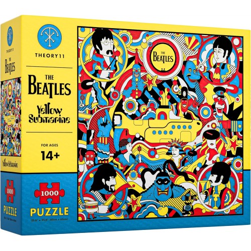 Yellow Submarine- The Beatles, Multi-Dimensionales Puzzle (1000 Teile) von Theory11