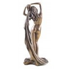 Akt „Zartheit“ – Elegante Frauenfigur mit schwingendem Tuch