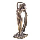 Akt „Zartheit“ – Elegante Frauenfigur mit schwingendem Tuch