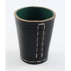 Würfelbecher Premium Schwarz / Grün